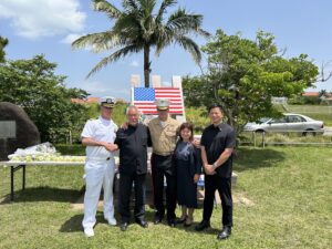 2025年4月15日米軍飛行士慰霊式典