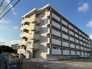 真喜良団地 足場解体